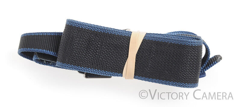 Genuine Mamiya RZ67 Quick Release QR Black &amp; Blue Camera Strap -Nice- [EXC-] - Victory Camera