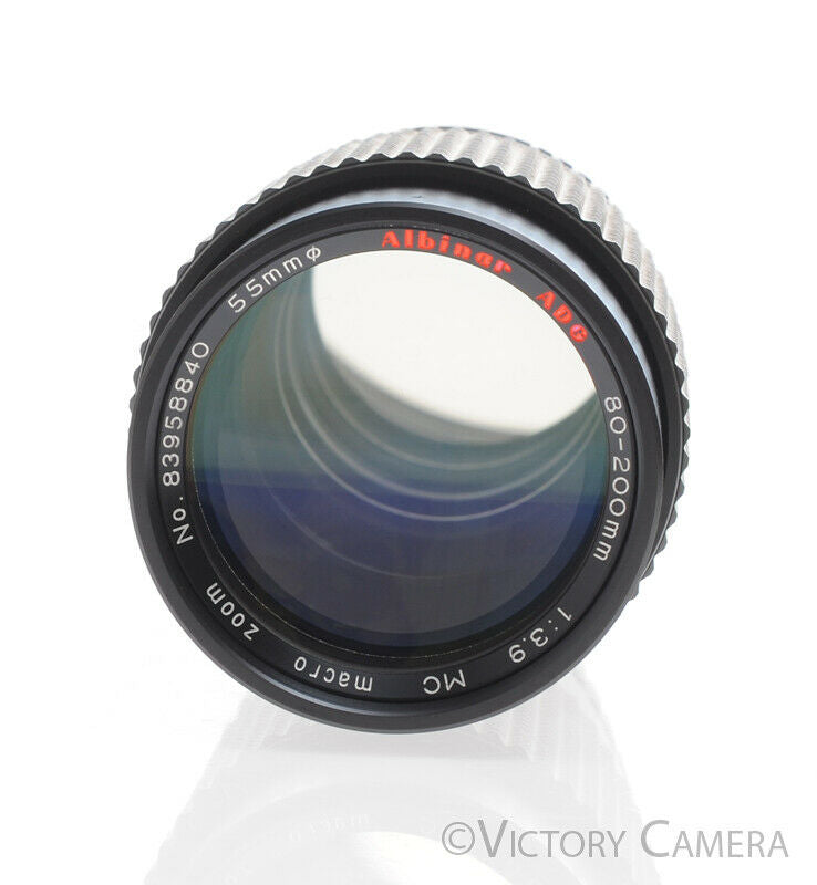 Albinar 80-200mm f3.9 Telephoto Zoom Lens for Minolta MD [EXC] - Victory Camera