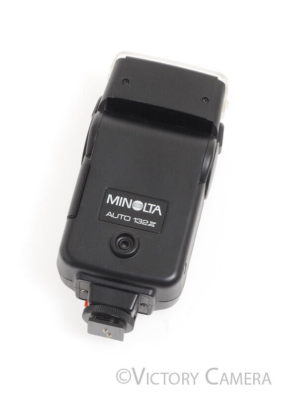 Minolta Auto 132x External Flash Speedlite for Film Cameras w/ Case