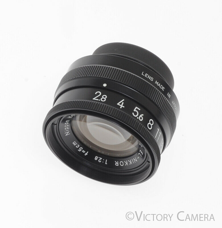 Rare Nippon Kogaku (Nikon) EL-Nikkor 5cm (50mm) f2.8 Enlarging Lens -Mint-