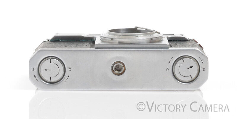 Nikon M Red Synched Chrome 35mm Rangefinder Camera Body -Read- [AS-IS] - Victory Camera