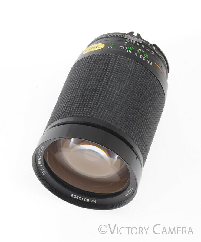 JC Penny 28-200mm f3.8-5.6 Metal-Bodied Macro Lens for Nikon AI-S - Victory Camera