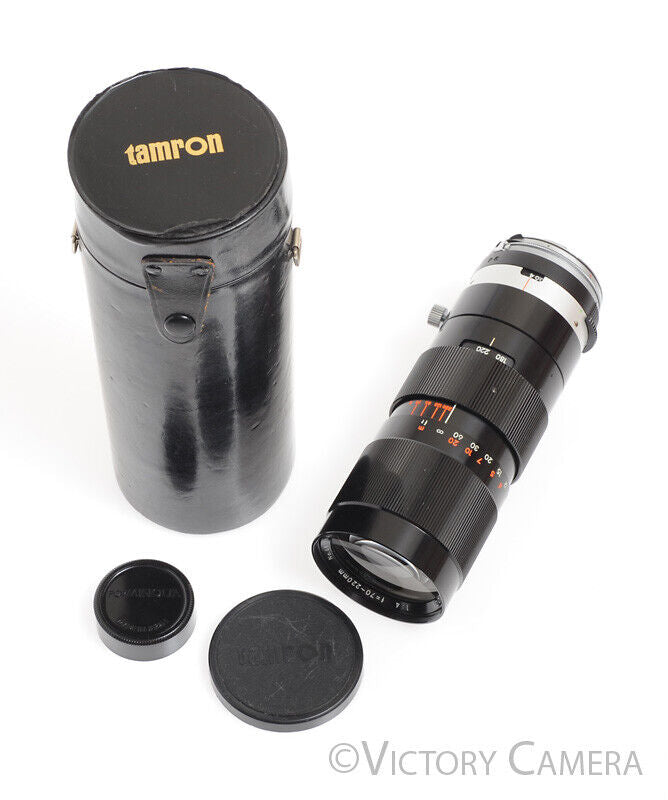 Tamron Auto Zoom 70-220mm f4 Metal Bodied Telephoto Zoom Lens for Minolta [EXC] - Victory Camera