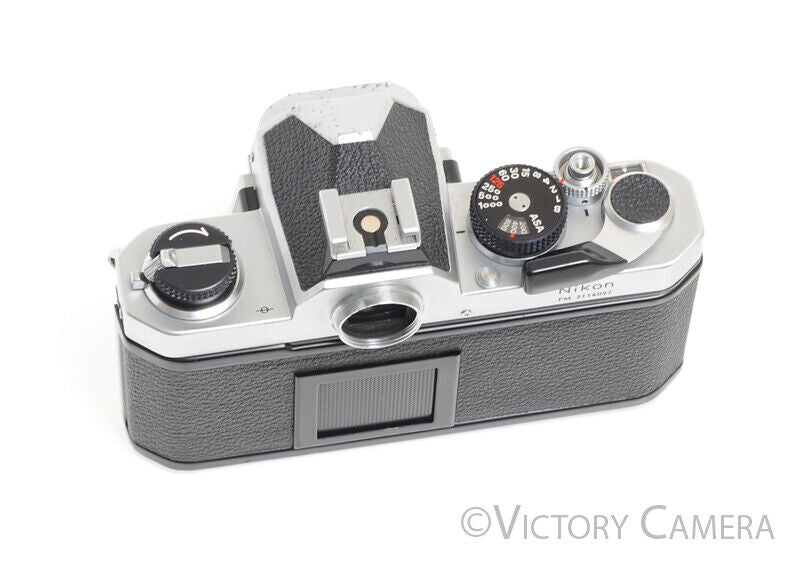 Nikon FM Chrome Early Version Camera Body -New Seals, Meter ~2 Stops Off-