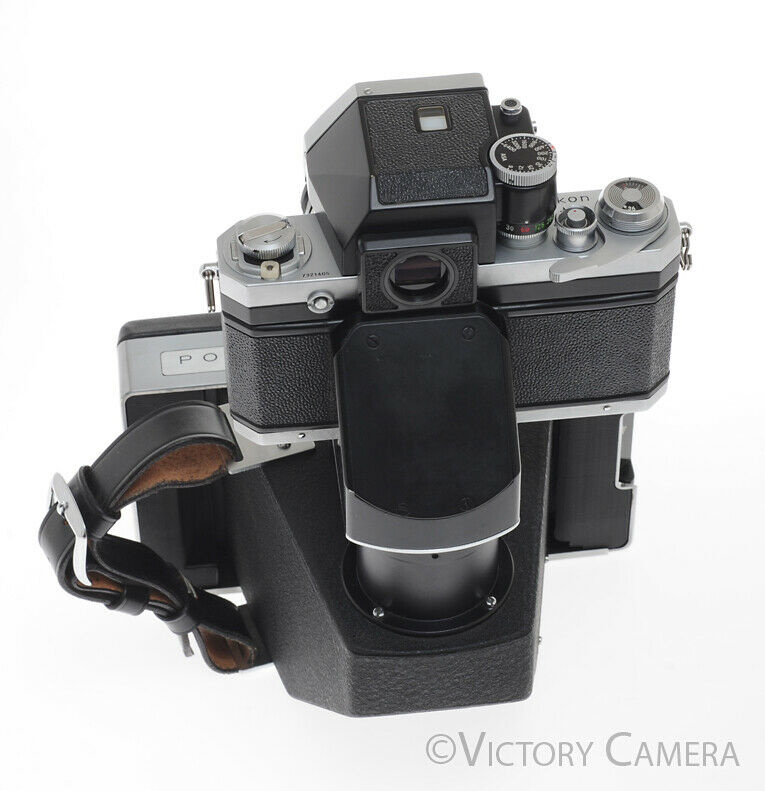 Nikon F Camera Speed Magny 100 4x5 Polaroid Outfit -Clean-
