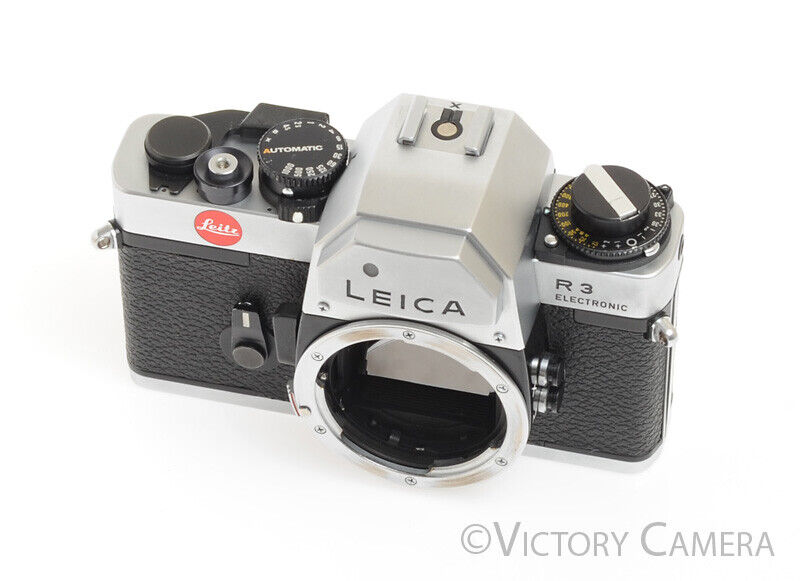 Leica R3 Electronic Rare Chrome 35mm Camera Body -No Meter-