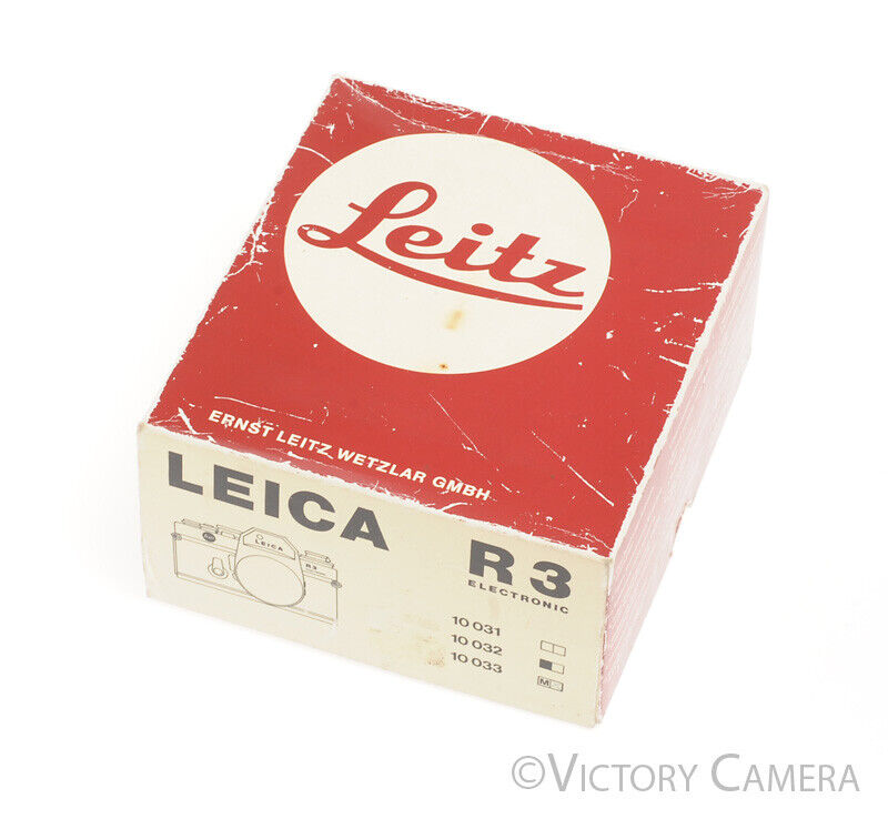 Leica R3 Electronic Rare Chrome 35mm Camera Body -No Meter- - Victory Camera