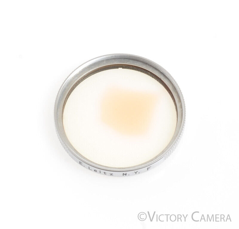 Leica E. Leitz N.Y. 39mm SL Skylight Filter Type F -Degradation, Orange Spot- [BAR] - Victory Camera