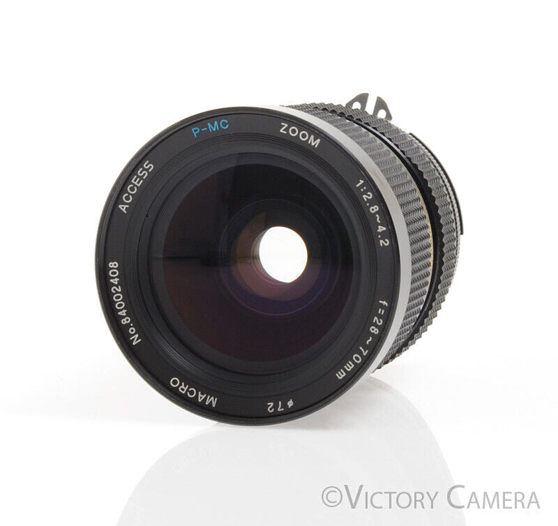 Access P-MC 28-70mm f2.8-4.2 Macro Zoom Lens for Nikon AI-S -Clean- - Victory Camera