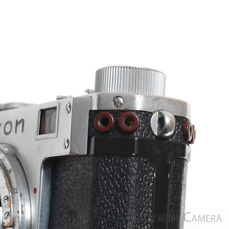 Nikon M Red Synched Chrome 35mm Rangefinder Camera Body -Read- [AS-IS] - Victory Camera