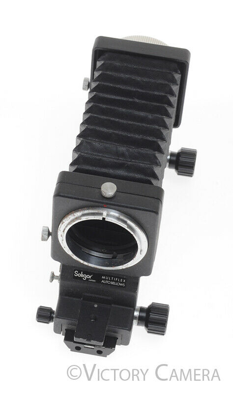 Soligor Multiflex Auto Bellows Macro Bellow for Canon FD [Good] - Victory Camera