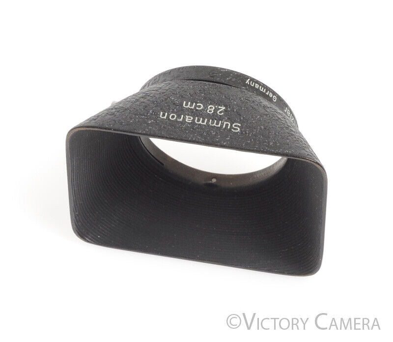 Leitz Leica SOOBK 12500 Summaron 2.8cm Black Clamp On Lens Hood -Mint in Box-
