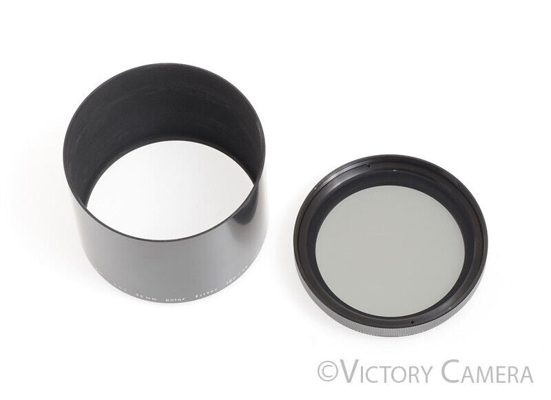 Nikon 72mm Polar Circular Polarizing Filter w/ HN-13 Matched Lens Shade / Hood