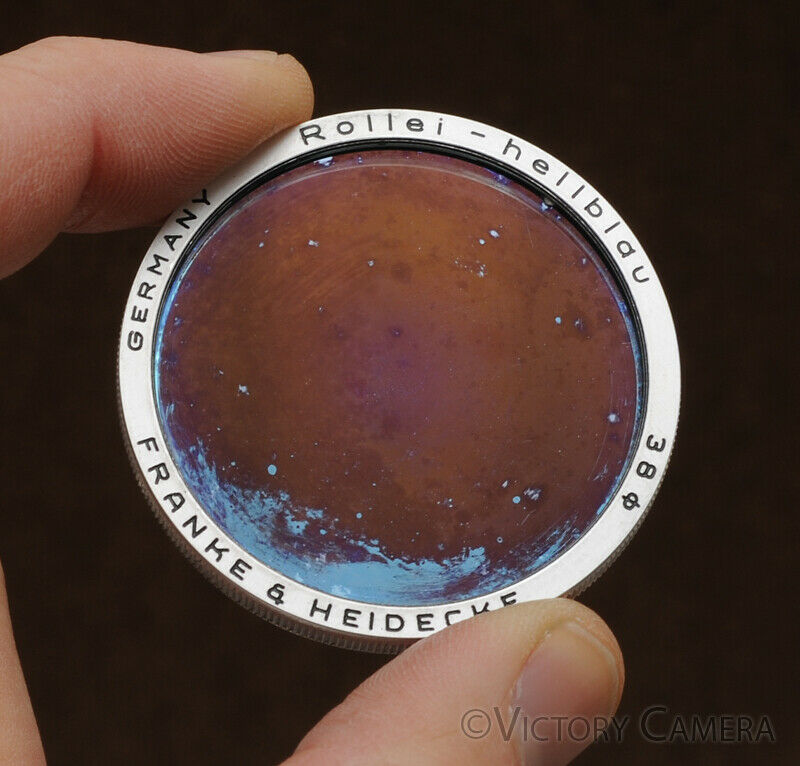 Rollei Rolleiflex Hellblau Blue filter Bay III (bay 3) for 2.8 TLR