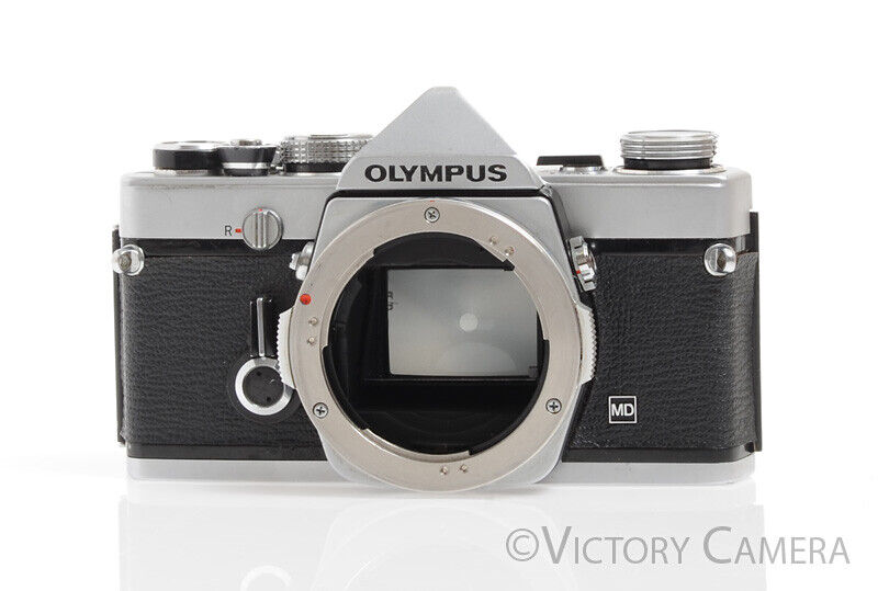 Olympus OM-1 MD Chrome Film Camera Body -Bargain, No Meter-