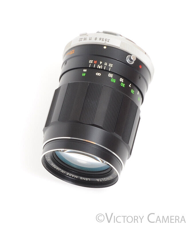 Minolta MC Tele Rokkor-QD 135mm f3.5 Telephoto Prime Lens -Minor Coating Wear-