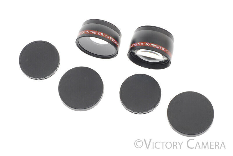 Commander Optics High Definition 58mm .43X &amp; 2.2X Wide Angle And Tele Converters - Victory Camera