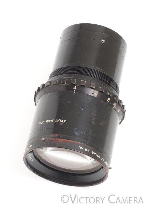 Rank Taylor Hobson 12" f4 British Anastigmat Aerial Prime Lens -Read, Fungus- [BAR] - Victory Camera