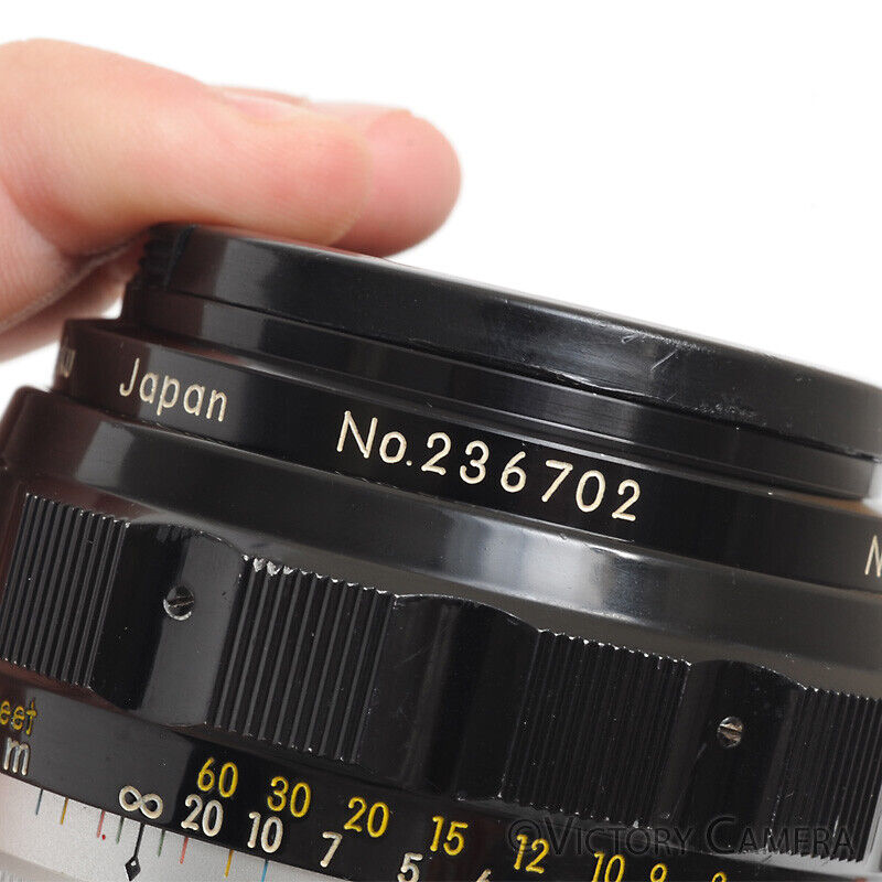 Nikon Nikkor-H 85mm f1.8 non-AI Prime Portrait Lens -Clean-