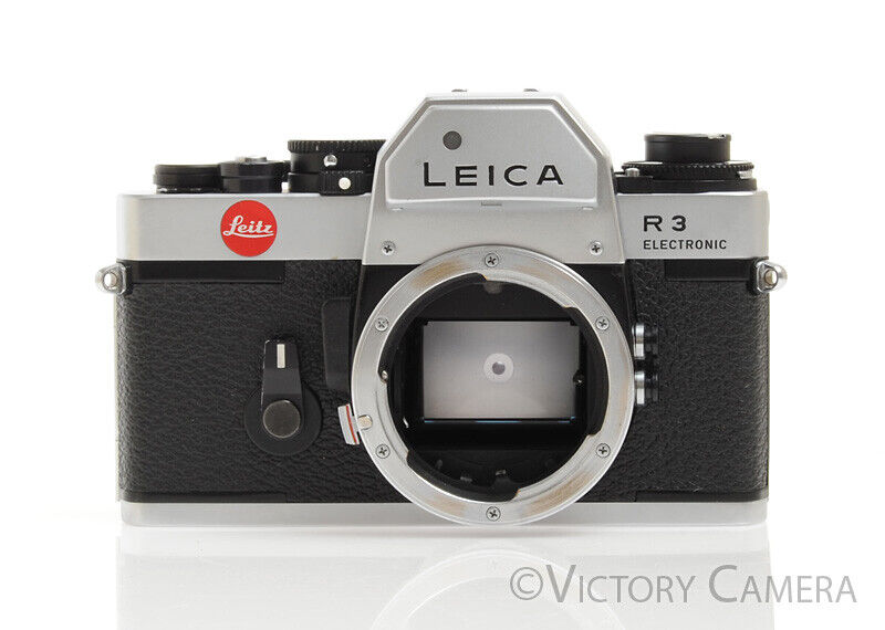 Leica R3 Electronic Rare Chrome 35mm Camera Body -No Meter- - Victory Camera