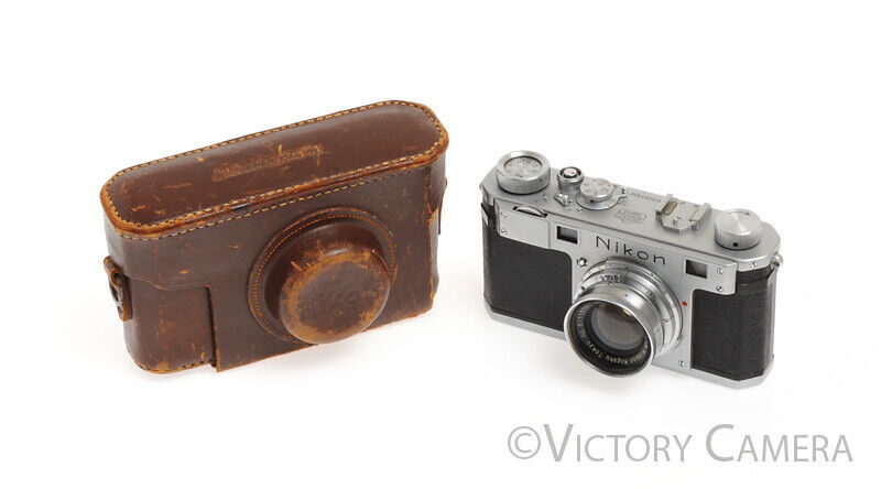 Nikon M Unsynched Rangefinder Camera w/ Collapsible 5cm F2 Nikkor-H.C. -Clean-