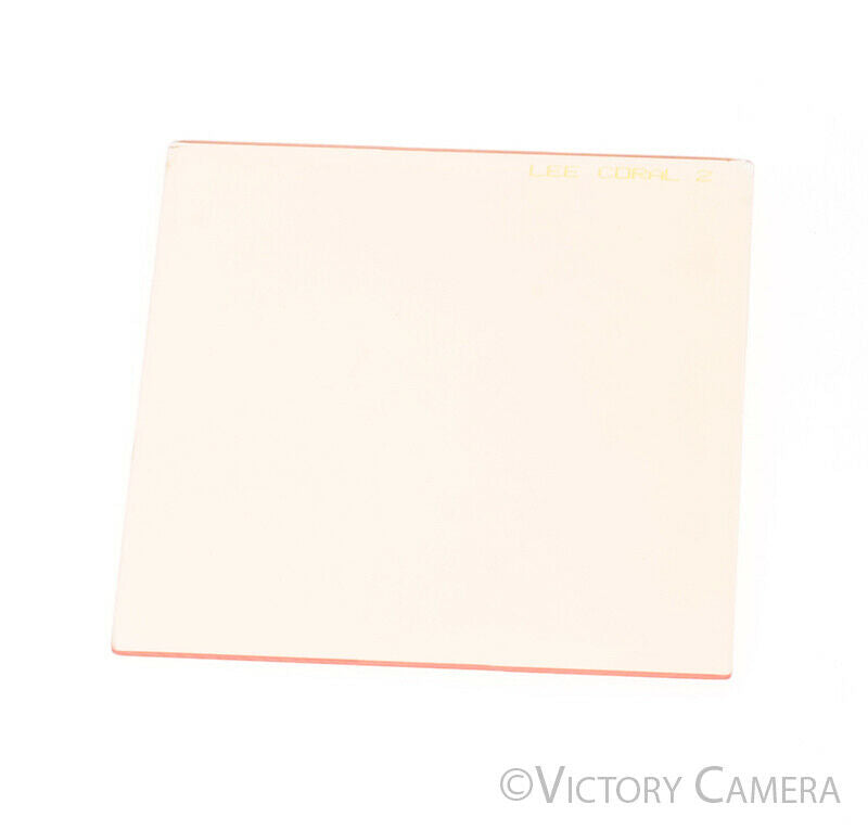 Lee 100mm x 100mm Square Coral 2 Polycarbonate Filter [BAR] - Victory Camera