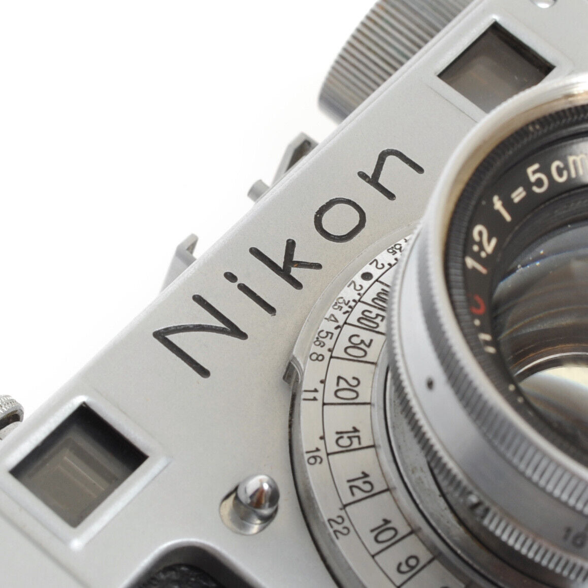 Nikon M Unsynched Rangefinder Camera w/ Collapsible 5cm F2 Nikkor-H.C.