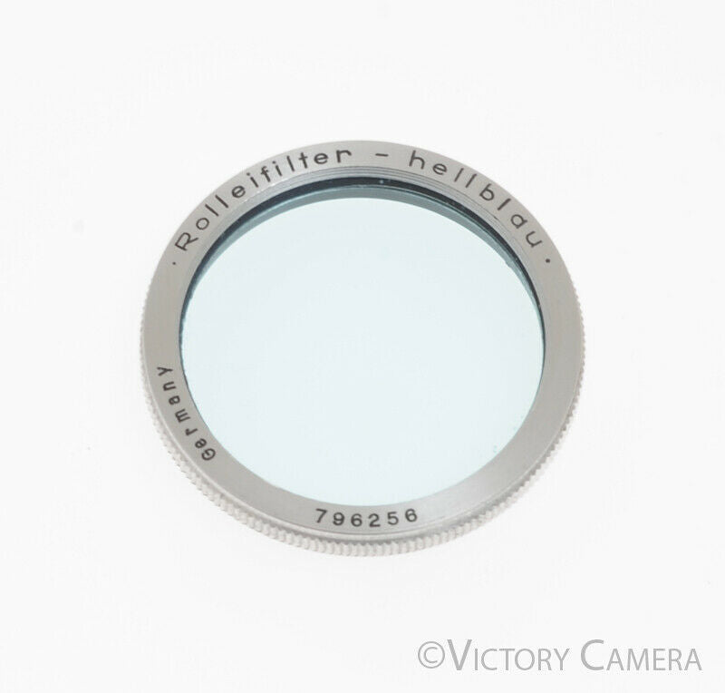 Rollei Rolleiflex Hellblau Blue Lens Filter Bay I 28.5mm -Clean- [EXC+] - Victory Camera