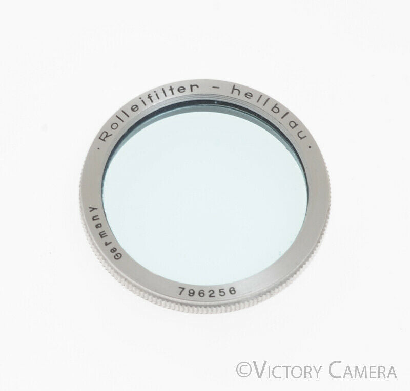 Rollei Rolleiflex Hellblau Blue Lens Filter Bay I 28.5mm -Clean- - Victory Camera