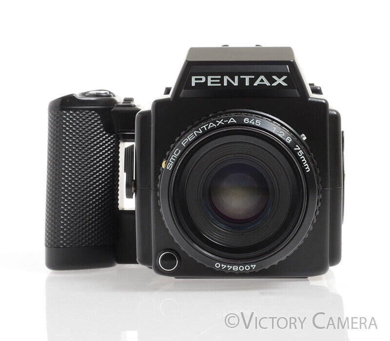 Pentax 645 Camera with 75mm f2.8 Lens 120 Back -Clean-