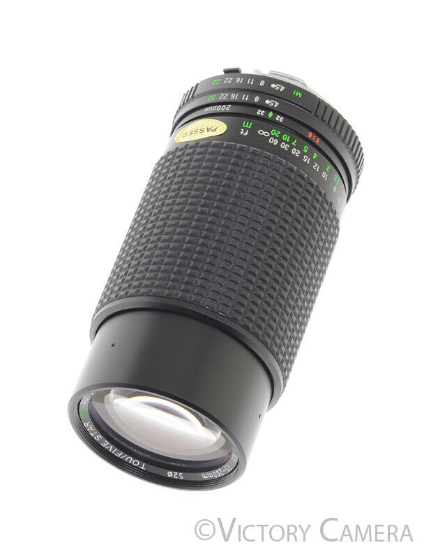Tou/Five Star 75-200mm f4.5 Macro Telephoto Zoom Lens for Minolta [EXC] - Victory Camera