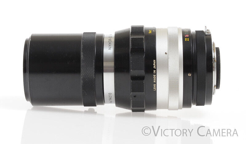 Nikon Nikkor-Q 20cm 200mm f4 Photomic non-AI Prime Lens - Victory Camera