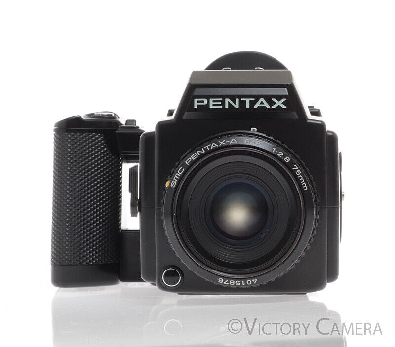 Pentax 645 Medium Format Camera w/ 75mm f2.8 Lens & 120 Back