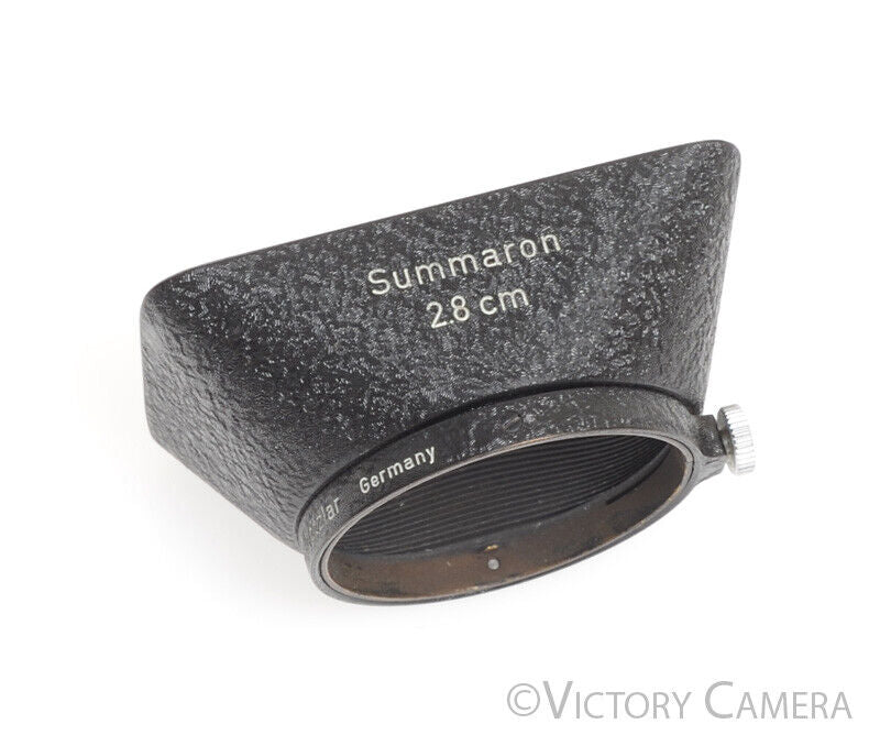 Leitz Leica SOOBK 12500 Summaron 2.8cm Black Clamp On Lens Hood -Mint in Box-