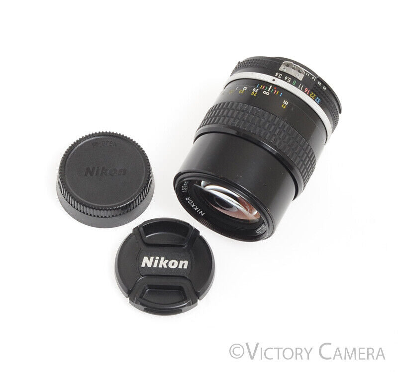Nikon Nikkor 135mm f3.5 AI Manual Focus Lens -Clean- - Victory Camera