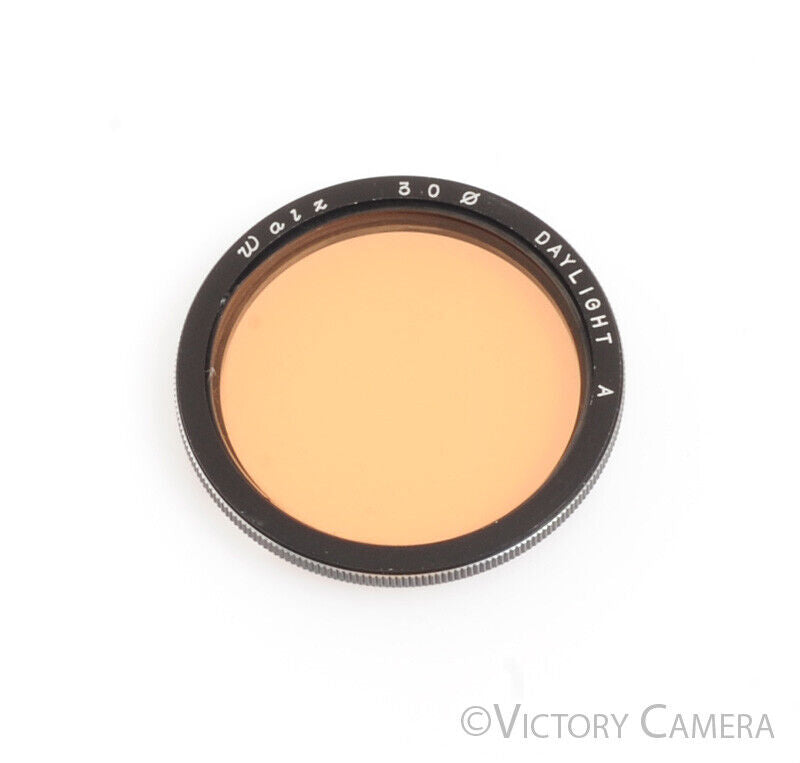 Walz Bay I (1) 30mm Daylight A Filter for Rollei Rolleiflex -Minor Coating Wear- [Good] - Victory Camera