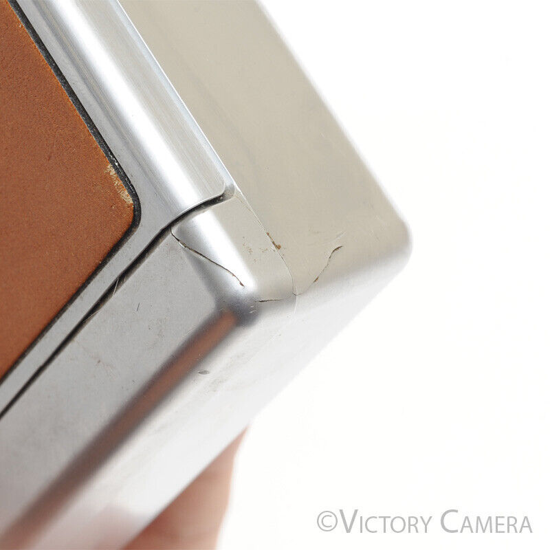 Polaroid SX-70 Land Camera Chrome &amp; Leather Camera -Parts / Repair- [BAR] - Victory Camera