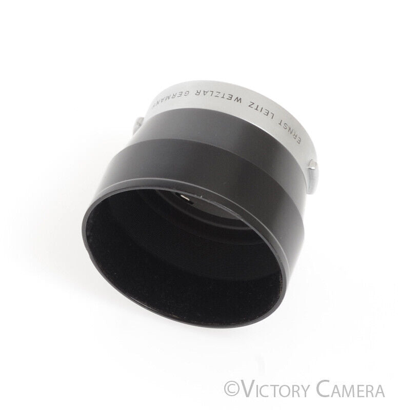 Leica IUFOO 12575N Metal Lens Shade / Hood for Elmar Elmarit 90mm, 135mm -Clean- - Victory Camera