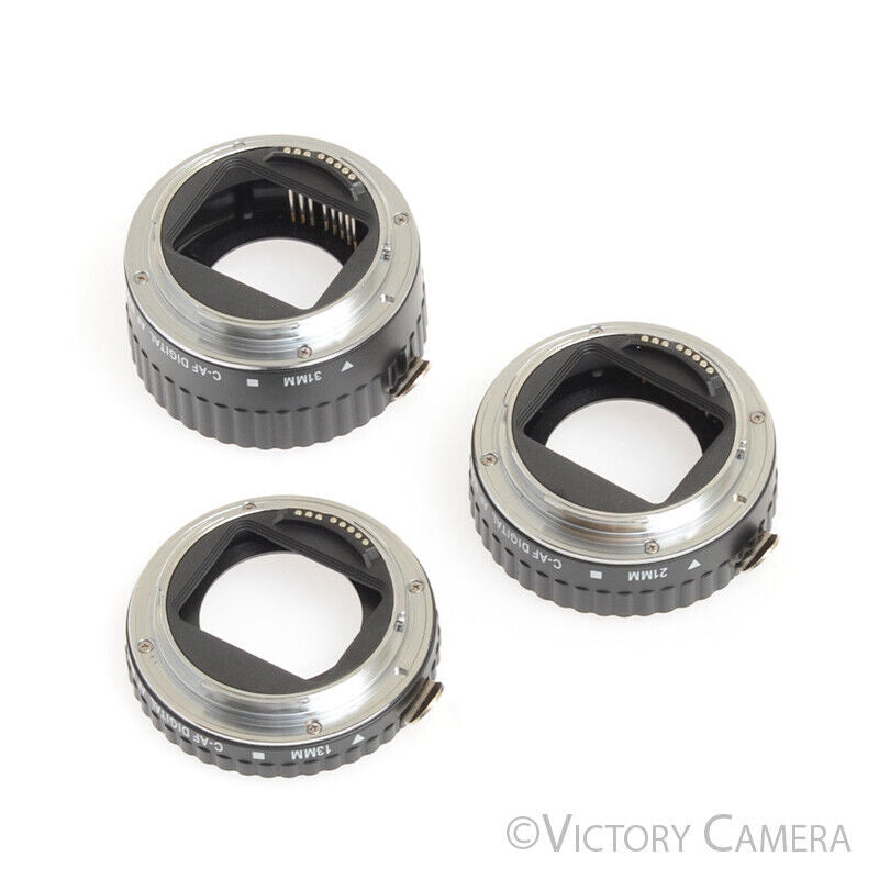 Polaroid? Macro Extension Tube Kit C-AF Digital (13mm, 21mm, 31mm) for Canon EF