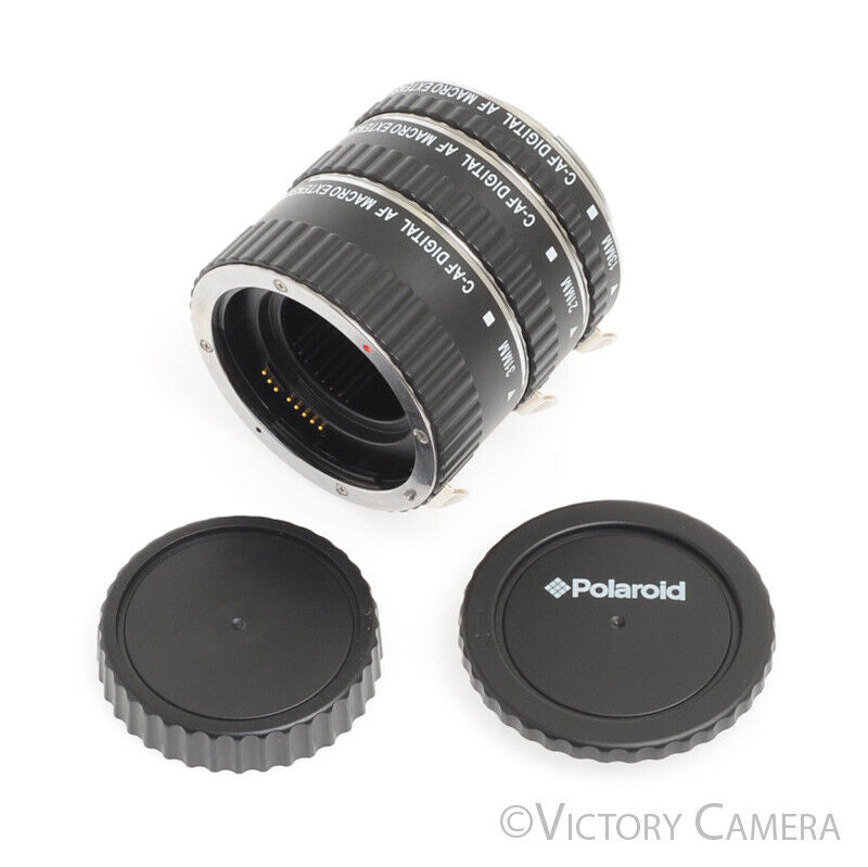 Polaroid? Macro Extension Tube Kit C-AF Digital (13mm, 21mm, 31mm) for Canon EF