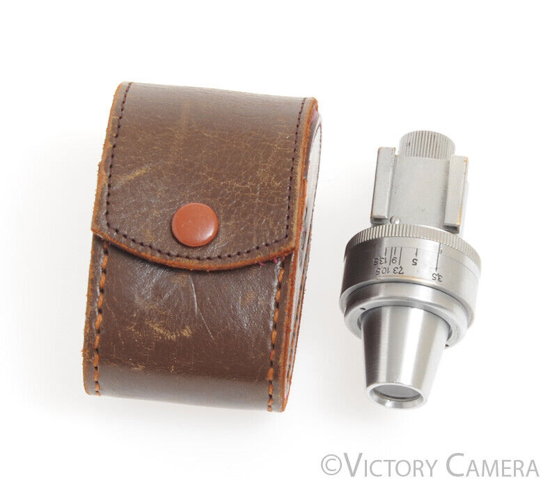 Leitz Leica VIDOM Imarect Camera Finder w/ Leather Case