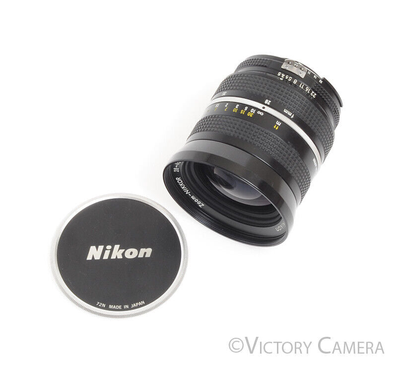 Nikon Zoom-Nikkor 28-45mm f4.5 Rare Manual Focus Wide Angle Zoom Lens