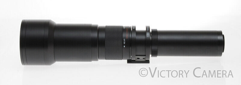 Commander 650-1300mm F8.0-16 Telephoto Zoom Lens White T-Mount Lens -Mint-
