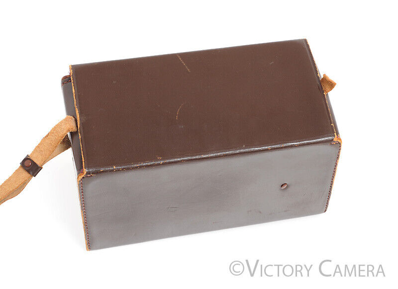 Yashica 635 Rare TLR Genuine Leather Carrying Case System Case Red Interior - Victory Camera