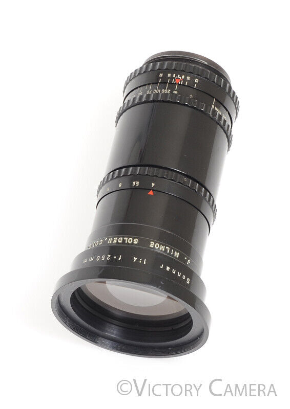 Hasselblad 250mm f4 Sonnar Zeiss Opton T Lens for 1000F / 1600F w/ Case [EXC+] - Victory Camera