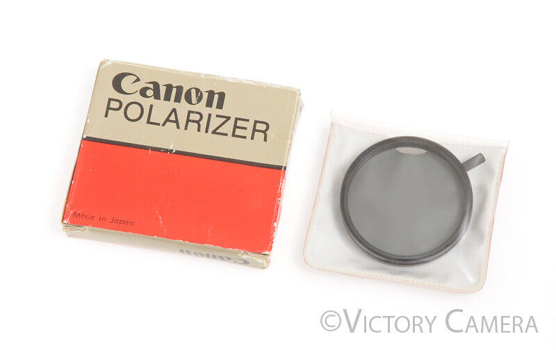 Genuine Canon 55mm Polarizer Filter -Nice- [EXC+] - Victory Camera