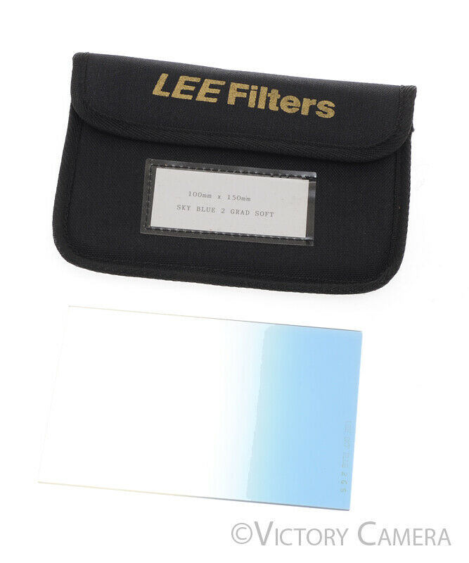 Lee 100mm x 150mm Sky Blue 2 Grad Soft Polycarbonate Filter [Good] - Victory Camera