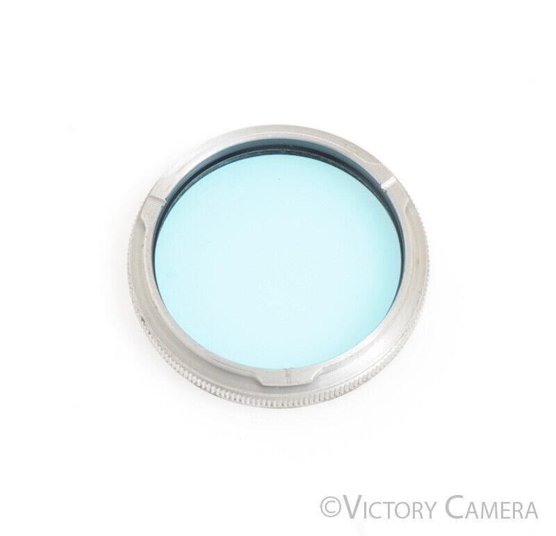 Rollei Rolleiflex Hellblau Light Blue Filter Bay I 28.5mm -BGN, Coating Wear- - Victory Camera