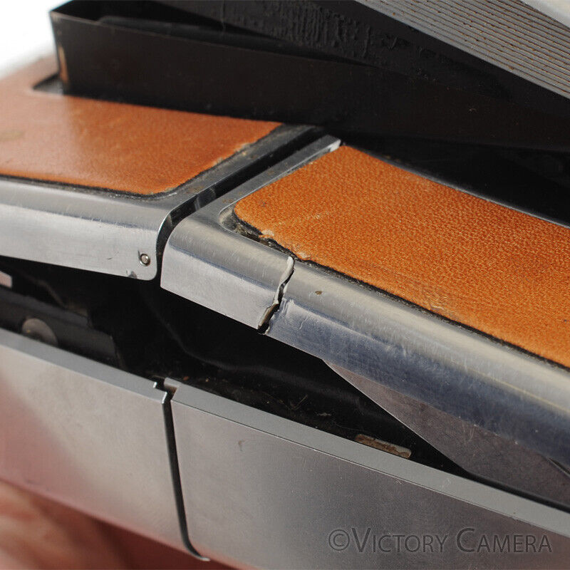 Polaroid SX-70 Land Camera Chrome &amp; Leather Camera -Parts / Repair- [BAR] - Victory Camera