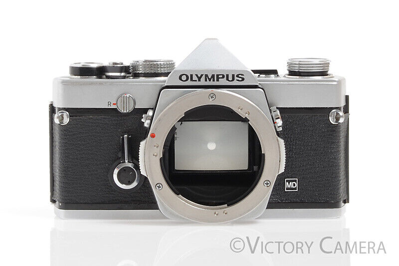 Olympus OM-1 MD Chrome Film Camera Body -Bargain, No Meter-